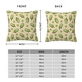 thumbnail image 2 of Pofeuu Kiwi Ice Cream Print Double-sided plush pillowcase Square Throw Pillow Covers Pillows Cover for Living Room Bedroom Sofa Couch Cushion Cover（No pillow core）-16"x16", 2 of 7