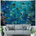 thumbnail image 4 of Orinice Fish Tapestry Wall Hanging Unique Style Graphic Tapestries Home Wall Decor Art for Living Room Bedroom Apartment Farmhouse Dorm 60x50inch, 4 of 6