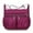 A01-Purple, variant on Lightweight Waterproof Nylon Crossbody Purse for Women, Multi-Pocket Travel Shoulder Bag with Zipper Closure, Casual Everyday Messenger Handbag(Black)