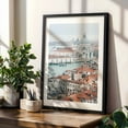 thumbnail image 4 of Basilica di Santa Maria della Salute - Venice Veneto Italy Photography Black Framed Wall Art Print 12 x 18 inches, 4 of 8