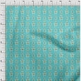 thumbnail image 3 of oneOone Cotton Flex Fabric Paisley Ikat Print Sewing Fabric BTY 40 Inch Wide, 3 of 4