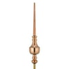 27" Handcrafted "Zephyrus" Pure Polished Copper Cupola Finial