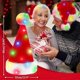 thumbnail image 5 of Christmas Hat Santa Hat Plush Santa Claus Hat: Red Santa Hat Warm Thick Santa Hat - Christmas Hat Adults Christmas Hat for Children - Family Christmas, 5 of 5