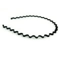 thumbnail image 4 of Unisex Black Spring Wave Metal Hair Band Girl Men`s Head Band Accessory (2PCS), 4 of 5