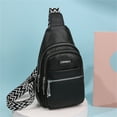 thumbnail image 2 of Handbags for Womens Xhshgfbi,Large Capacity Backpack Bag Can Be Linked With USB Data Cable Messenger Bag Casual Chest Bag Female Black Bag, 2 of 4