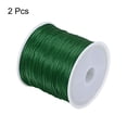 thumbnail image 3 of Unique Bargains Elastic Cord DIY Making Stretchy String Craft Wire, Dark Green, 2 Rolls, 3 of 6