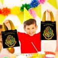 thumbnail image 5 of Harry Potter Party Favor Bags Set – 12 Pack 8" Hogwarts Goodie Bags for Kids Bulk Reusable Mini Totes | Harry Potter Birthday Party Supplies, 5 of 5