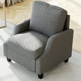 thumbnail image 6 of 3-Piece Living Room Sectional Sofa Set, Modern Upholstered Couch Set with Nailhead Trim Design, Living Room Furniture Set- Armchair Loveseat and 3 Seat Sofa, Gray, 6 of 9