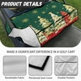 thumbnail image 5 of Yuyamidu Xmas Tree Golf Cart Seat Covers Snowflake Golfcart Seat Cover with Pockets Universal Club Car Seat Towel Blanket Christmas Golf Cart Accessories, 5 of 7