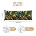 thumbnail image 3 of Body Pillow Cover, Hawaiian Culture Symbols Body Pillow Cases with Zipper Soft Breathable Smooth Skin Friendly Long Pillow Case 20x60 inches, 1Pcs, 3 of 7