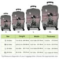 thumbnail image 3 of African American Black Girl Thick Trolley Luggage Protective Cover Pink and Black Beach Paris Eiffel Tower Suitcase Cover Fit 29-32 Inch Luggage, 3 of 6