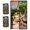 Black - 2 pack, variant on Flux Phenom Magnetic Screen Door, Heavy Duty Fiberglass Mesh 38 x 82"