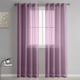 thumbnail image 5 of Cortinas semitransparentes moradas, 98 pulgadas de largo, con parte superior de ojales, para ventanas verticales, para dormitorios y salas de estar, 5 of 7