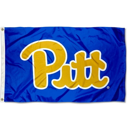 Throwback Vertical Flag - University of Pittsburgh Panthers Throwback Royal Blue Flag