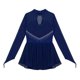 thumbnail image 5 of Kids Girls Figure Skating Dancewear Dress Sparkly Rhinestone Mesh Splice Ballerina Ballet Gymnastics Workout Tulle Tutu Dress, 5 of 5