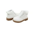 thumbnail image 2 of Nicole Miller Toddler Faux Fur White Glitter Boots - Size 8, 2 of 5