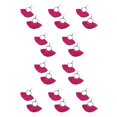 thumbnail image 3 of Jumpingount 1 par de pendientes de borla bohemios llamativos, pendientes colgantes en forma de abanico para fiesta, pendientes para el Día de San Fucsia 10Conjunto, 3 of 6