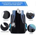 thumbnail image 3 of Mochila para niños, mochila para preescolar, jardín de infantes, primaria, mochila para niñas y niños (pequeña, azul), 3 of 5