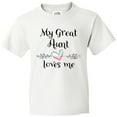 thumbnail image 3 of Inktastic My Great Aunt Loves Me- Heart Youth T-Shirt, 3 of 5