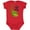 Red, variant on Inktastic I Love my Mom with Baby and Mommy Brontosaurus Boys or Girls Baby Bodysuit