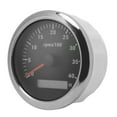 thumbnail image 1 of 85mm Tachometer Gauge 4000RPM, IP67 Waterproof, 7 Color Backlight, Stainless Steel, ABS, Low Power Consumption, Easy Installation, Stepping Instruments, Car Engine Boat RV Yacht, 1 of 8