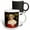Multicolor, variant on 3drose, Clapsaddle – Christmas Girl with Bells, 11oz Two-tone Yellow Mug