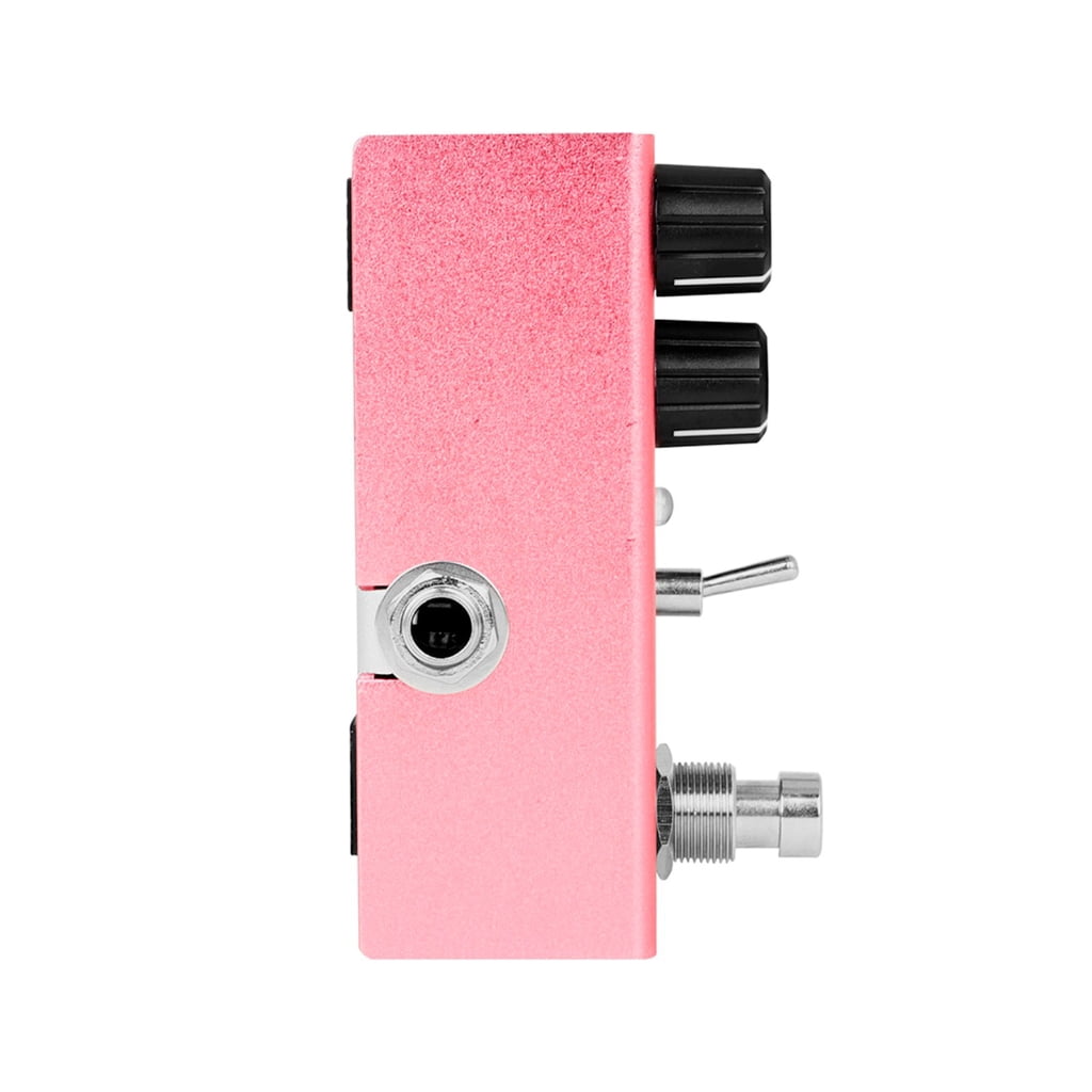 Sound Processing Guitar Effects Pedal Aluminum Alloy Electric Guitar Bass Effects Pedal with Distortion Delay Features