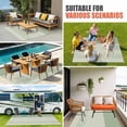 thumbnail image 3 of Sage Green Botanical Outdoor Rug 3x5 Ft, Non Slip Washable Area Rug, Spring Floral Leaf Patio Rugs Carpet Runner, Large Floor Mat for Indoor/Outdoor Deck Porch Camping, 3 of 8