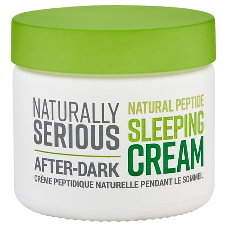 Naturally Serious | After-Dark Natural Peptide Sleeping Cream, Anti-Aging Night Cream, Vegan Skincare, Cruelty-Free Skincare