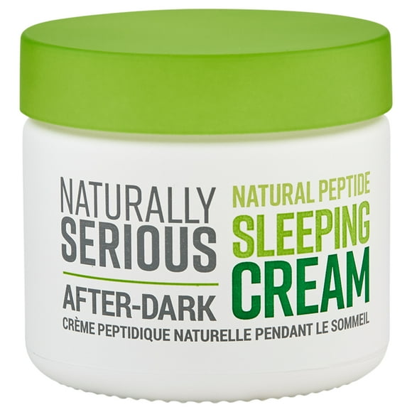 Naturally Serious Crème de Nuit Naturelle aux Peptides après-Sombre 1.7 oz
