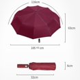 thumbnail image 1 of Umbrella Windproof Travel Umbrella Compact Folding Reverse Umbrella Z, 1 of 2