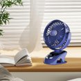 TUMALL USB Desk Fan, Mini Table Fan, 90 Degree Rotation Flexible