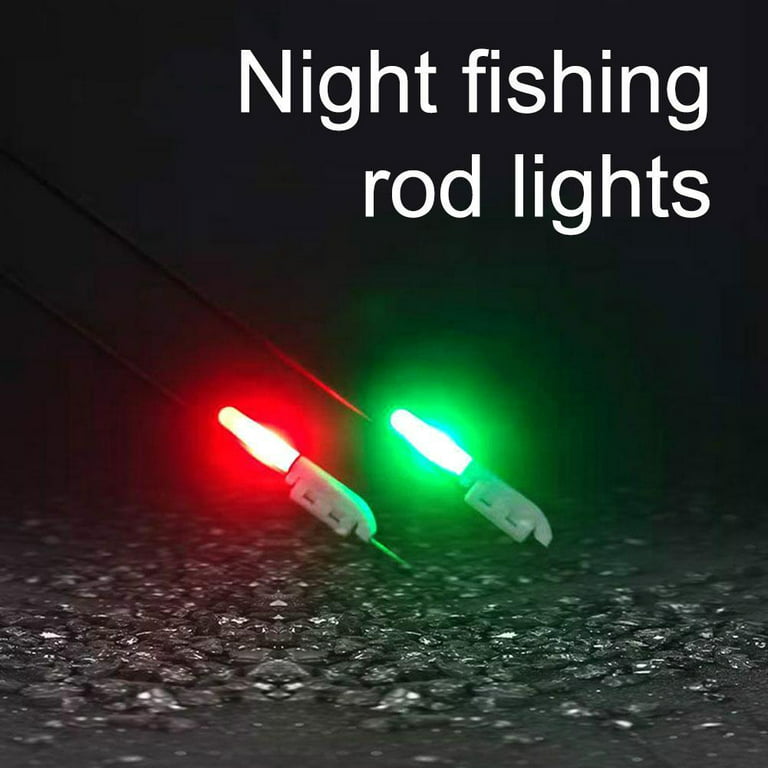 pulunto Night LED Fishing Rod Light Luminous Stick Light Waterproof  Electronic Glow Stick Fishing Float Bobbers Fishing Tackle Accessory A1Y7