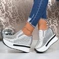 thumbnail image 4 of Roncen Women's Fashion Casual Sandals - Versatile Hollow-out Wedge Heel Summer Fall Comfort Stretch Thick Sole​​ Sandals with Eye-catching Design, 4 of 9