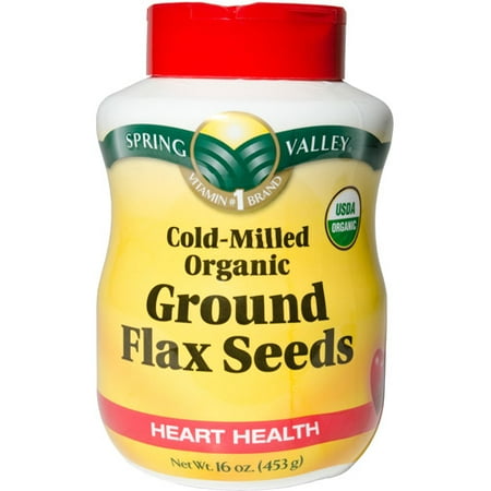 Spring Valley Ground Cold-Milled Organic Flax Seeds, 16 oz