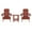 Red, variant on Flash Furniture Charlestown 3-Piece Poly Resin Wood Adirondack Chair and Side Table Set, Red