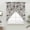 Black, variant on Retro Spring Floral Swag Curtains Valance For Kitchen Windows, Summer Botanical Vintage Farmhouse Wide Rod Pocket Curtain Drapes, Bathroom Cafe Living Room Light Filtering Drapery Panels, 72"W x 36"H
