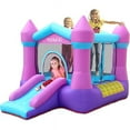 thumbnail image 6 of Inflatable Bounce House for Kids, Princess Bounce Castle, Little Girls Bouncy Jumper with Blower, Indoor/Outdoor Pink Bouncer House with Double Sewn Beams, 6 of 7