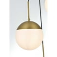 thumbnail image 4 of Living District Eclipse 18 Inch Pendant Frosted White Shade in Satin Gold, 4 of 9