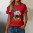thumbnail image 7 of enyan US 250th Anniversary 250 Years Freedoms 1776-2026 tee Graphic Vintage Women'S Tshirt,Red,XXL, 7 of 7