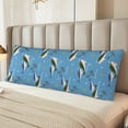 thumbnail image 4 of KLL Ultra Soft Microfiber Body Pillow Cover/Pillowcases 20"x54" with Hidden Zipper Closure-Dolphin Lovers, 4 of 5