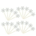 thumbnail image 5 of FOMIYES Birthday Cake Decoration Silver Simple Holiday Party 24Pcs 1.97x0.04x3.94in, 5 of 8