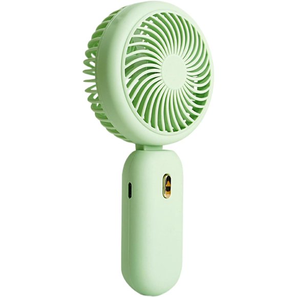 Folding Hand Fan - Strong Wind Foldable Rechargeable Hand Fan - 3 Speed Strong Airflow Convenient Compact Outdoor Travel Accessories for Sports Games
