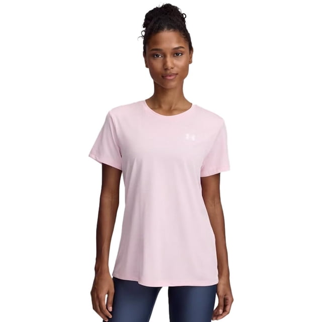 Camiseta Under Armour Tech Twist para Mujer Talla XS Rosa/Blanco