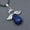 Lapis Lazuli, variant on 10pcs Mix Agate stone Angel Pendants Necklace 17.5'' Chakra Reiki Healing Amulet-Flame Jasper