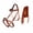 Tan Beaded, variant on Horse Western Padded Leather Beaded Bitless Sidepull Bridle Reins 77RT10TN-F