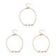 thumbnail image 4 of Sonducket Tobillera de aleación hermosa en forma de rosa, adorno de cadena de tobillo Simple, adorno para pies, accesorio de moda, joyería para Type1 NO1, 4 of 6