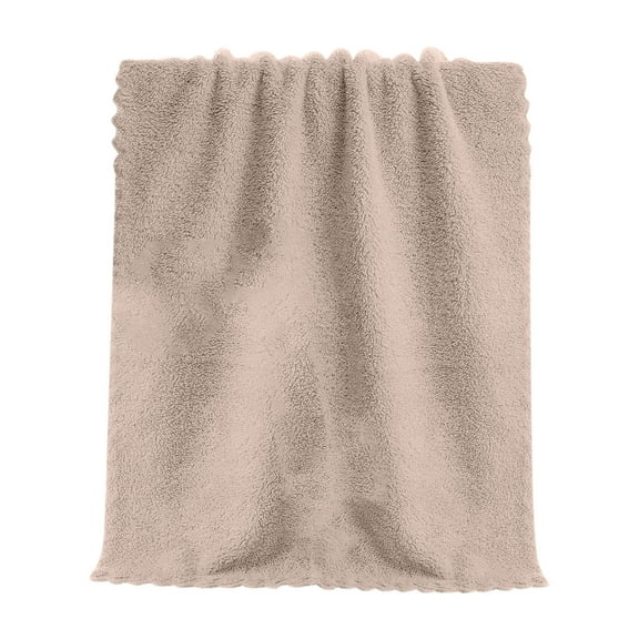 geerera Velvet Face Towel, Gentle Absorbent Washcloths for Skincare Routine & Makeup Removal,11.8x23.6 inch