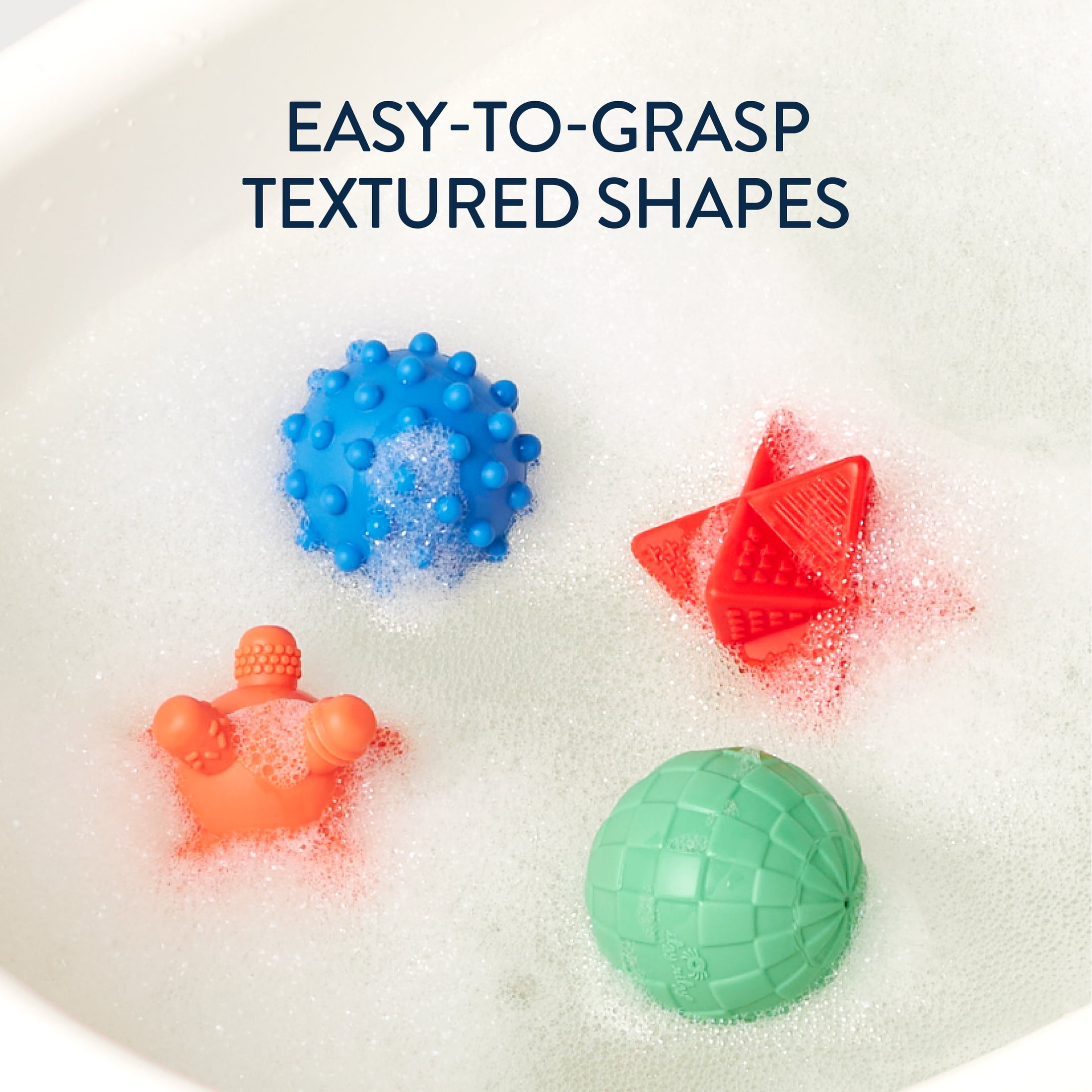 Itzy Ritzy Itzy Splash Gift Set™ 10 piece sensory shapes, squirters and duckies
