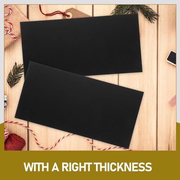 BESTYASH Black ABS Flexible Plastic Sheet for Crafting and Decoration Making, 1 Piece